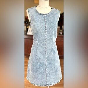 NWT 🌟 HABITUAL Denim Sleeveless Mini Dress size XL